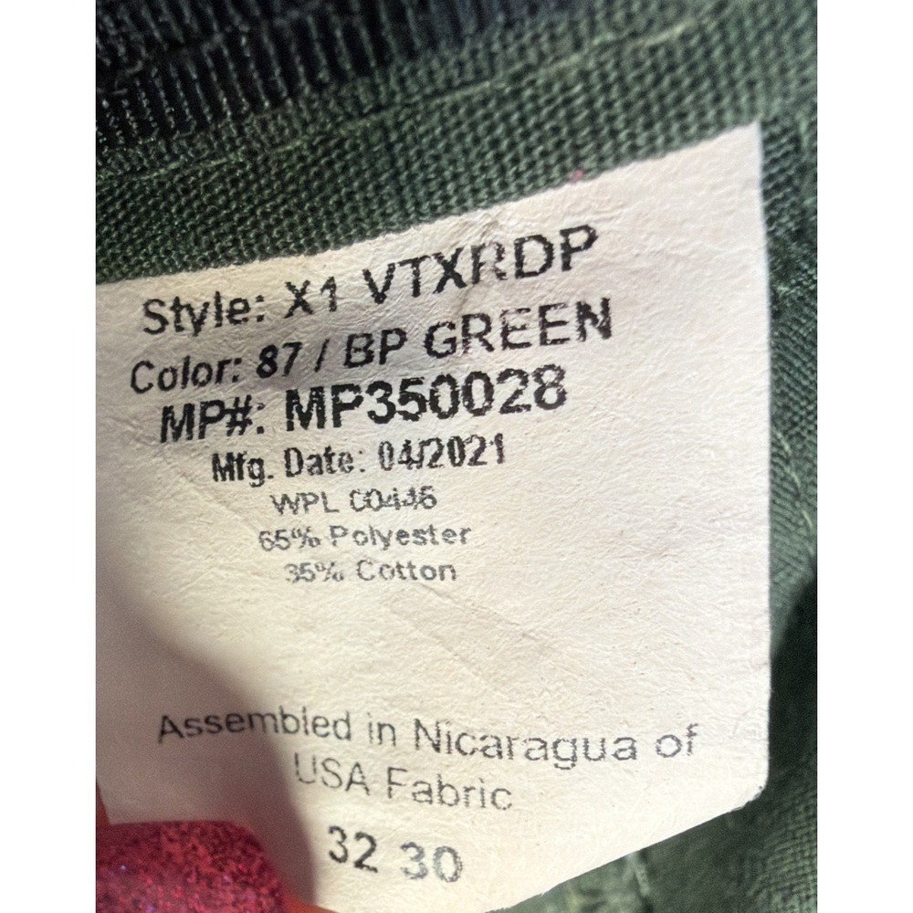 Vertx Tactical Cargo Pants Men's 32x30 Green Ripstop Utility Workwear - Picture 8 of 11